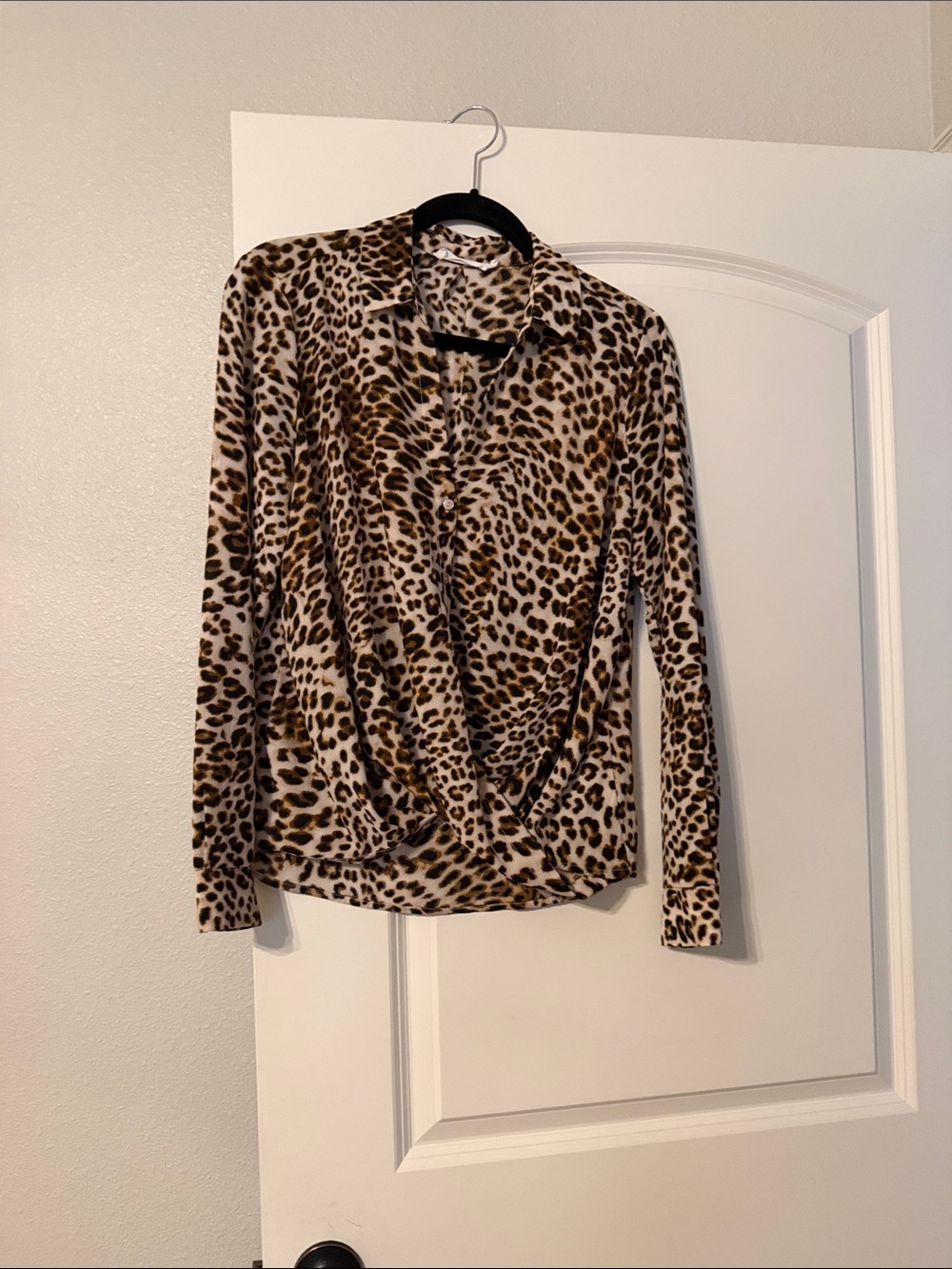 Leopard print blouse